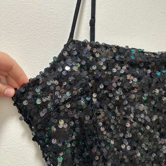 Wild Fable Black Asymmetrical Mini Dress - Picture 7 of 9